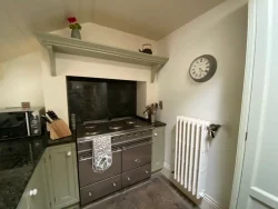 Big kitchen stove in Northumberland holiday home